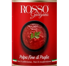 Drvené paradajky polpa 400gr. "ROSSO GARGANO"