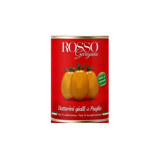 Lúpané paradajky žlté 400gr. "ROSSO GARGANO"