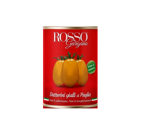 Lúpané paradajky žlté 400gr. "ROSSO GARGANO"