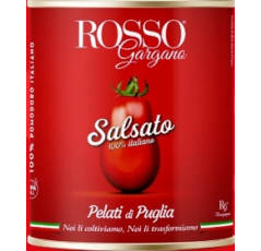 Lúpané paradajky 2,5 kg plech. "ROSSO GARGANO"