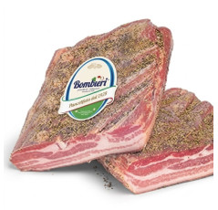 Bôčik údený (pancetta) 1/2 vákum +/- 2 kg BOMBIERI
