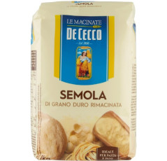 Múka semola z tvrdej pšenice na výrobu cestovín 1 kg DE CECCO