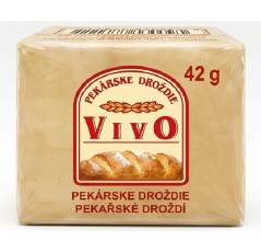 Droždie čerstvé 42 gr. Vivo (kt  24 kusov)