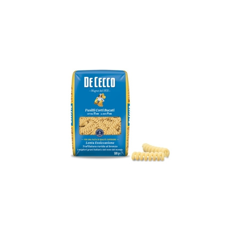 Fusilli bucati krátke N°198 DE CECCO 500 gr