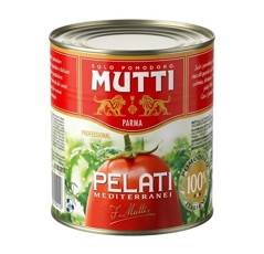 Lúpané paradajky  plech. 3/1 MUTTI