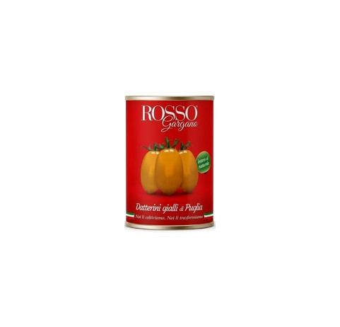 Lúpané paradajky žlté 400gr. "ROSSO GARGANO"
