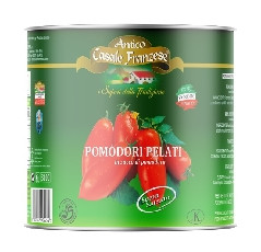 Lúpané paradajky 2,5kg plech. FRANZESE